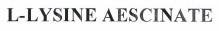 Товарный знак № 38264 «L-LYSINE AESCINATE»