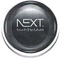 Товарный знак № 39303 «NEXT touch the future»
