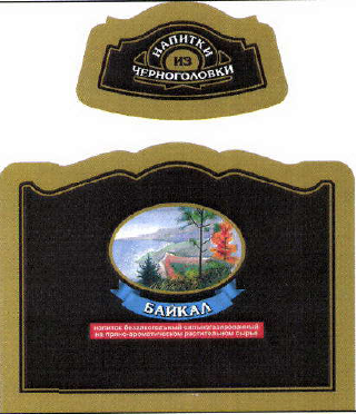 Товарный знак № 40027 «БАЙКАЛ НАПИТКИ ИЗ ЧЕРНОГОЛОВКИ»