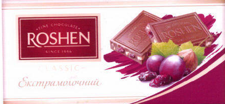 Товарный знак № 45298 «ROSHEN CLASSIC FINE CHOCOLATE SINCE 199…»