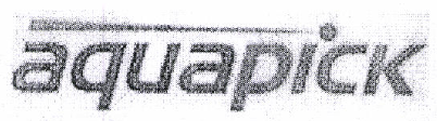 Товарный знак № 46697 «AQUAPICK»