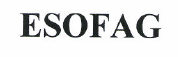 Товарный знак № 47318 «ESOFAG»