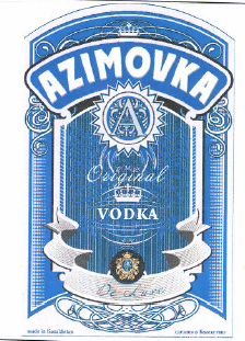 Товарный знак № 51377 «A AZIMOVKA ORIGINAL VODKA DE LUXE СДЕЛА…»