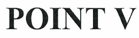 Товарный знак № 51758 «POINT V»