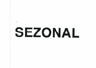 Товарный знак № 50852 «SEZONAL»