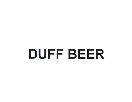 Товарный знак № 51477 «DUFF BEER»