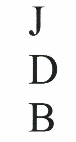 Товарный знак № 52180 «JDB»