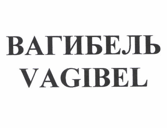 Товарный знак № 53545 «ВАГИБЕЛЬ VAGIBEL»