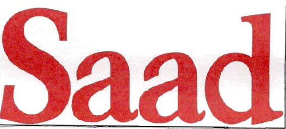 Товарный знак № 52040 «Saad»