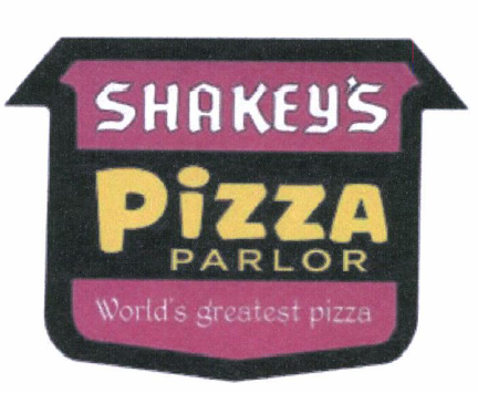 Товарный знак № 53487 «SHAKEY'S Pizza PARLOR World's greatest …»
