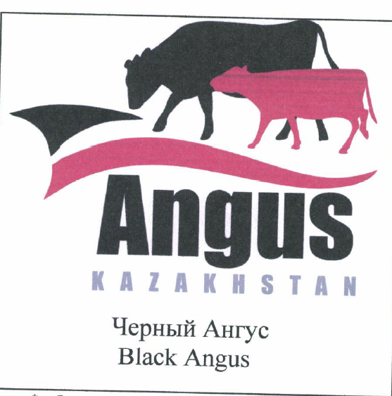 Товарный знак № 53683 «Angus K A Z A K H S T A N Черный Ангус»