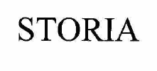 Товарный знак № 54776 «STORIA»