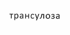 Товарный знак № 56032 «ТРАНСУЛОЗА»