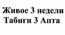 Товарный знак № 56812 «Живое 3 недели»