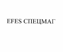 Товарный знак № 57807 «EFES СПЕЦМАГ»