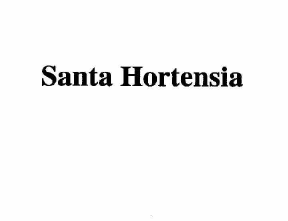 Товарный знак № 59022 «Santa Hortensia»