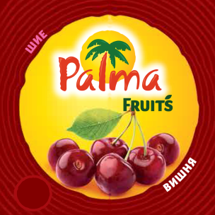 Товарный знак № 59393 «PALMA Fruits ШИЕ ВИШНЯ»