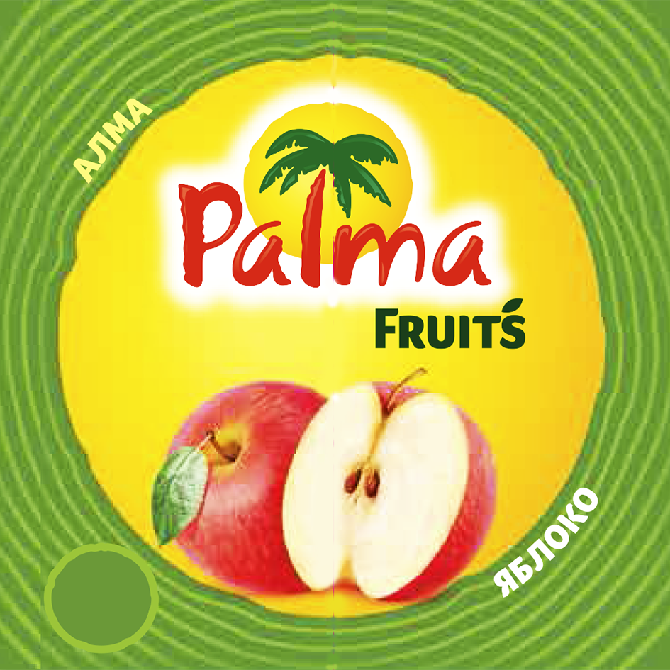 Товарный знак № 59505 «Palma Fruits АЛМА ЯБЛОКО»