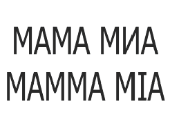 Товарный знак № 64278 «МАМА МИА MAMMA MIA»