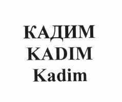 Товарный знак № 61415 «КАДИМ KADIM Kadim»