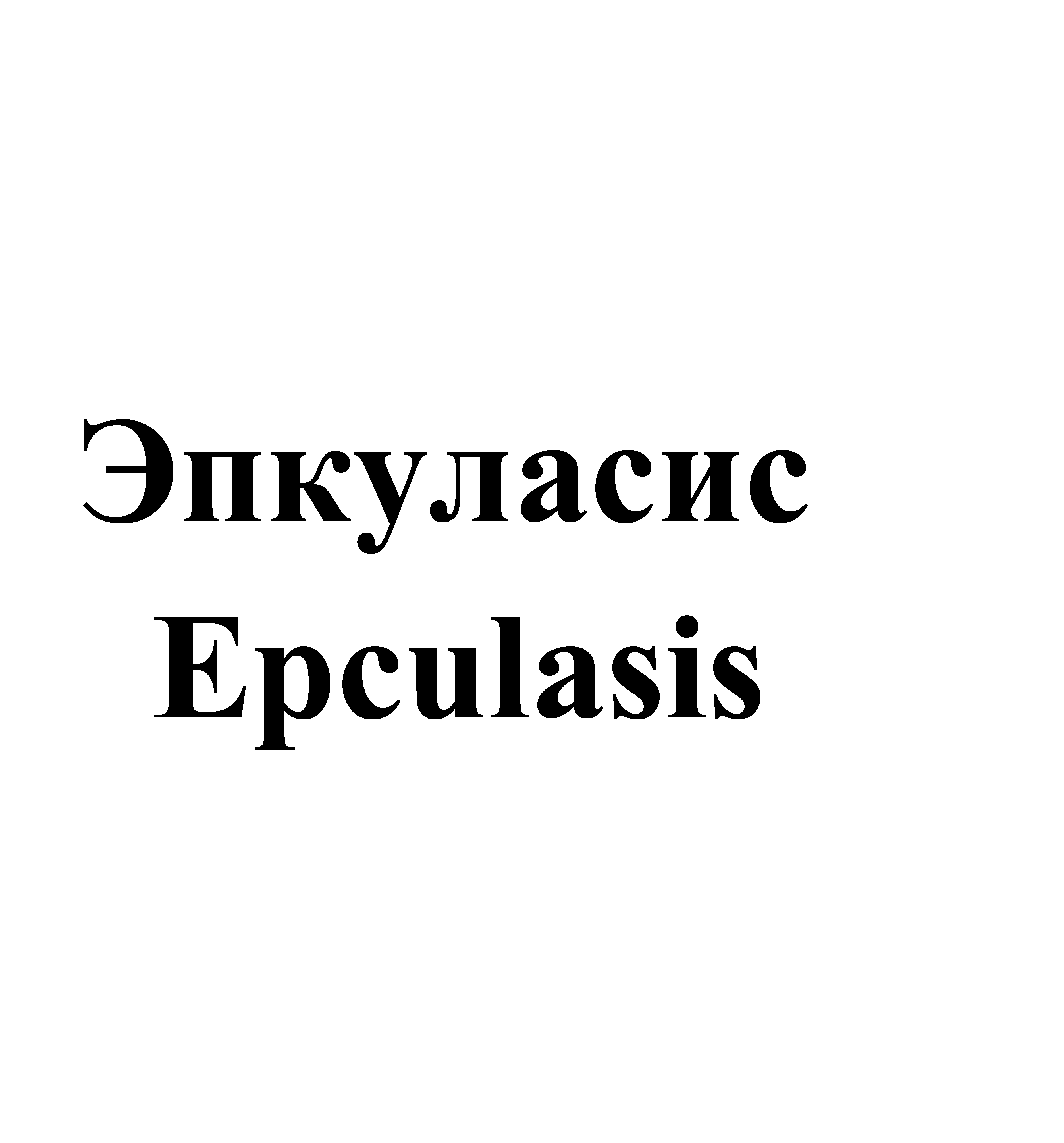 Товарный знак № 67726 «Эпкуласис Epculasis»