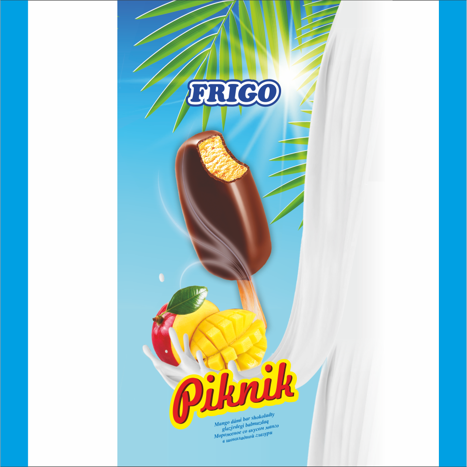 Товарный знак № 74794 «FRIGO Piknik Mango dámі bar shokoladty …»