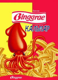 Товарный знак № 80081 «Бингрэ Binggrae КАЛЬМАР Масса нетто: 50…»