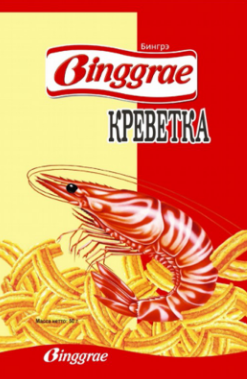 Товарный знак № 80088 «Бингрэ Binggrae КРЕВЕТКА Масса нетто: 5…»