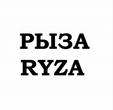 Товарный знак № 81130 «РЫЗА RYZA»
