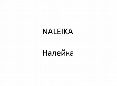 Товарный знак № 82868 «NALEIKA Налейка»