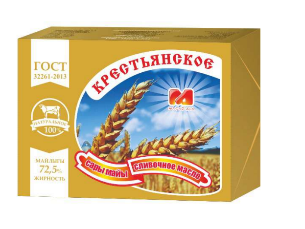 Товарный знак № 83470 «Крестьянское сливочное масло сары майы …»