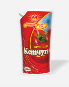 Товарный знак № 83471 «Кетчуп Томатный рай острый М МАСЛО-ДЕЛ …»