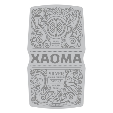 Товарный знак № 84995 «ХАОМА 1991 ARAQ ВОДКА SILVER UNIQUE PRE…»