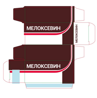 Товарный знак № 84881 «МЕЛОКСЕВИН»