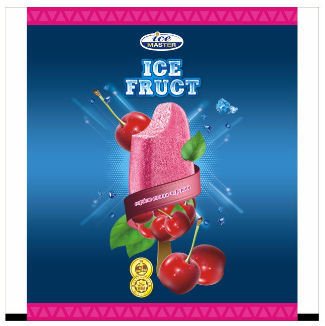 Товарный знак № 85745 «ICE FRUCT СОРБЕТ ВИШНЯ-ЧЕРЕШНЯ БЕЗ ЛАКТ…»
