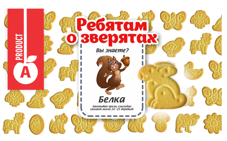 Товарный знак № 87947 «Ребятам о зверятах Вы знаете? Белка, за…»