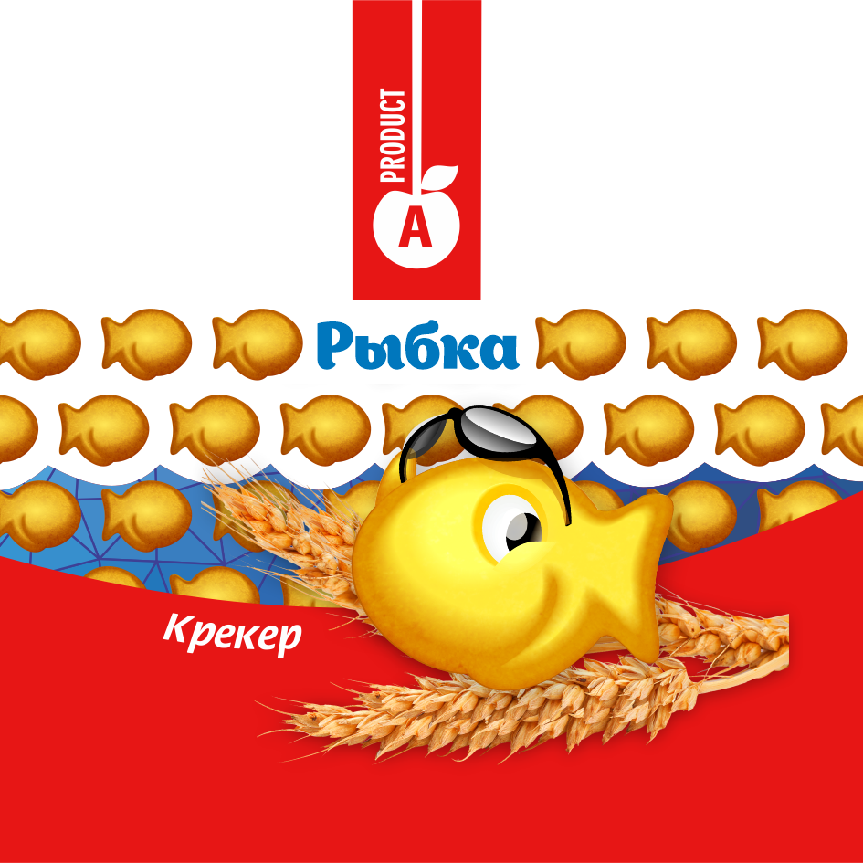 Товарный знак № 88180 «Рыбка A-PRODUCT крекер»