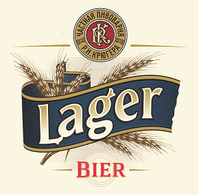 Товарный знак № 93162 «ЧАСТНАЯ ПИВОВАРНЯ Р.И.КРЮГЕРА LAGER BIER»