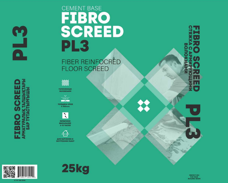 Товарный знак № 89300 «FIBRO SCREED PL3 CEMENT BASE FIBER REIN…»