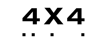 Товарный знак № 94449 «4 X 4»