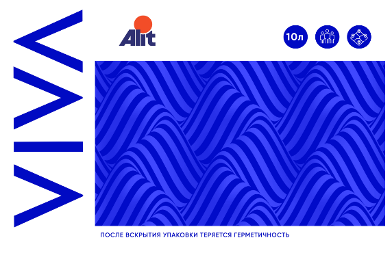 Товарный знак № 100129 «Alit VIVɅ 10л ПОСЛЕ ВСКРЫТИЯ УПАКОВКИ Т…»
