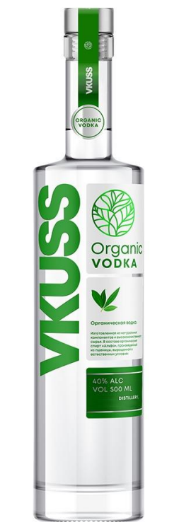 Товарный знак № 102914 «ORGANIK VODKA VKUSS ORGANIK VODKA Орган…»