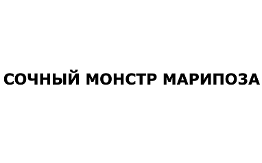 Товарный знак № 99982 «СОЧНЫЙ МОНСТР MAPИПO3A»