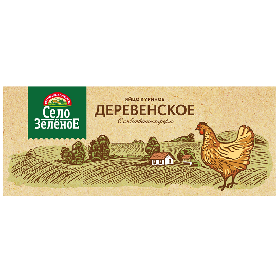 Товарный знак № 101539 «ФЕРМЕРСКИЕ ПРОДУКТЫ Село Зелёное ЯЙЦО К…»
