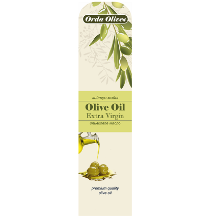 Товарный знак № 105712 «Orda Olives зәйтүн майы Olive Oil Extra…»