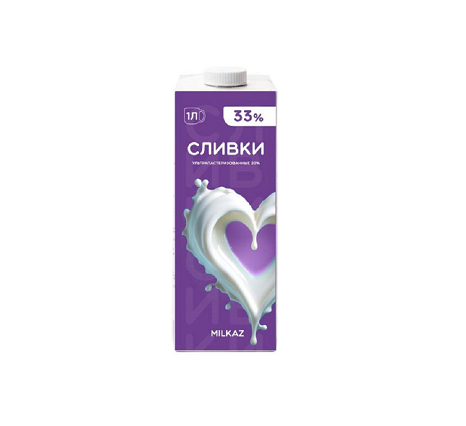 Товарный знак № 101218 «СЛИВКИ ультрапастеризованные 20% MILKAZ…»