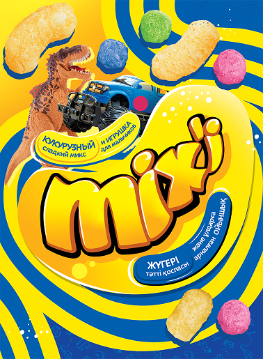 Товарный знак № 108782 «MIXI КУКУРУЗНЫЙ сладкий микс и ИГРУШКА …»