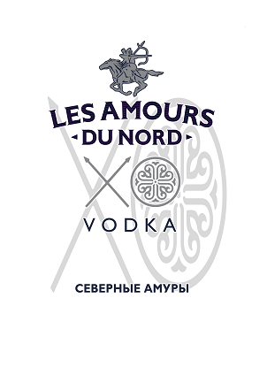 Товарный знак № 104593 «LESAMOURS DUNORD VODKA СЕВЕРНЫЕ АМУРЫ»