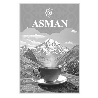 Товарный знак № 107506 «ASMAN 250 гр»