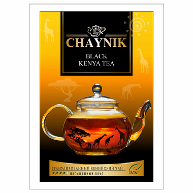 Товарный знак № 108129 «CHAYNIK BLACK KENYA TEA ГРАНУЛИРОВАННЫЙ…»